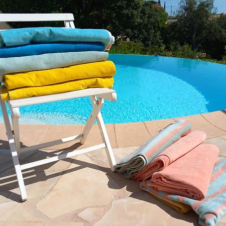 4-Star Private Villa With Heated Pool And Panoramic Sea View At Gulf De Saint Tropez 카발레르쉬르메르 외부 사진