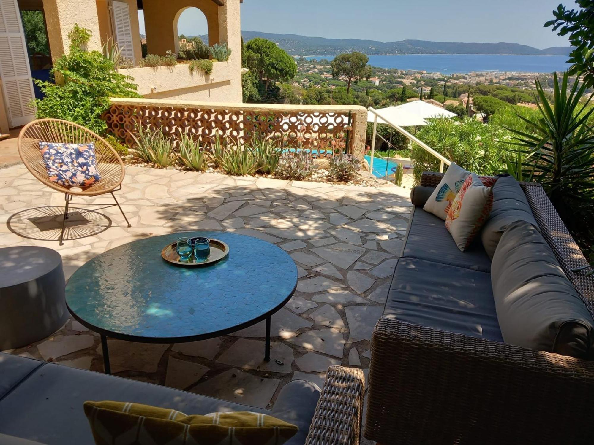 4-Star Private Villa With Heated Pool And Panoramic Sea View At Gulf De Saint Tropez 카발레르쉬르메르 외부 사진