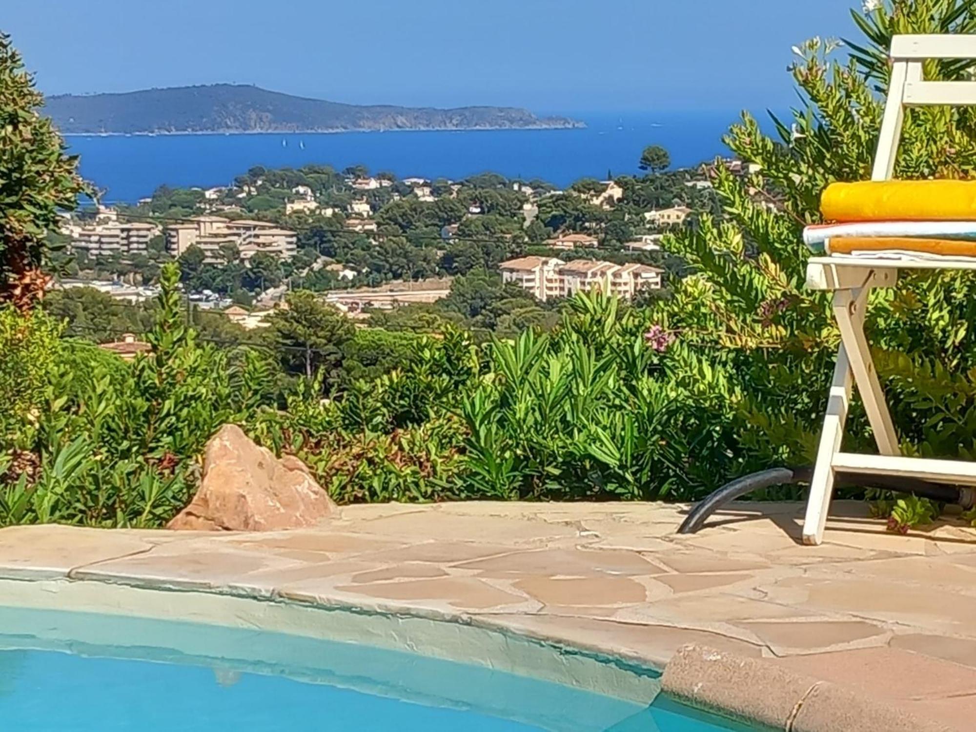 4-Star Private Villa With Heated Pool And Panoramic Sea View At Gulf De Saint Tropez 카발레르쉬르메르 외부 사진